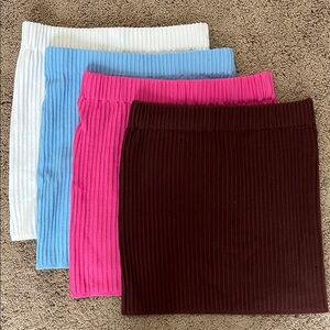 4 ribbed amazon skirts